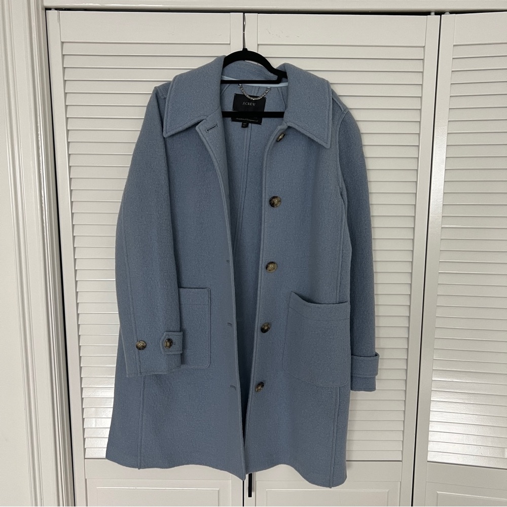 J‎ Crew Lady Coat in Italian boiled wool